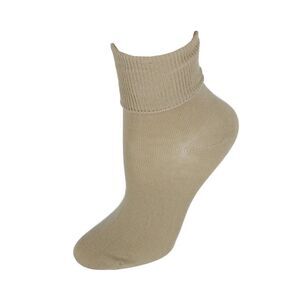 Jefferies Socks Women's Organic Cotton Turn Cuff Socks